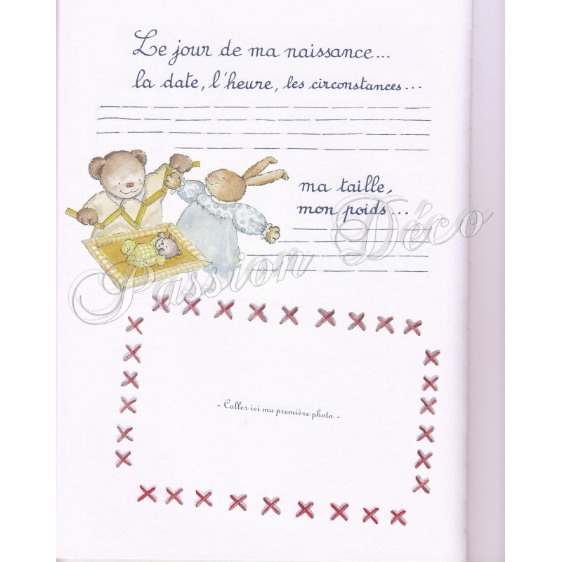 Livre De Naissance Moulin Roty Personnalisable Au Prenom De L Enfant