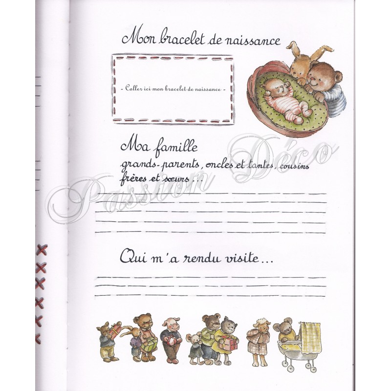 Livre De Naissance Moulin Roty Personnalisable Au Prenom De L Enfant