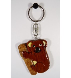 Porte-clés en bois décoratif, Koala