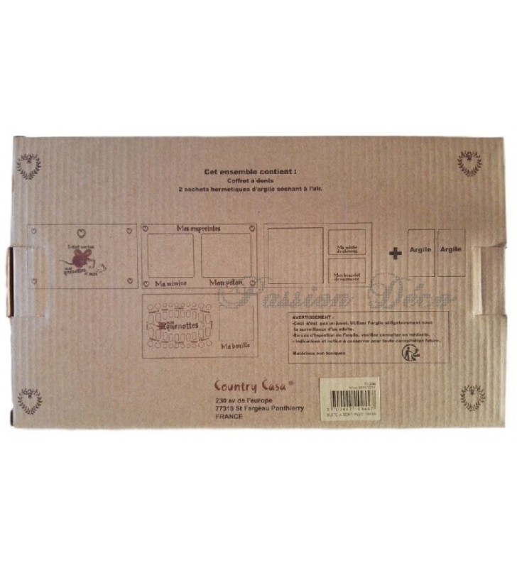 Contenu de la boîte à dents de lait "Il était une fois mes quenottes et moi"