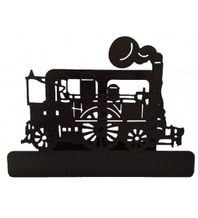Porte-courrier original, décor Locomotive à vapeur
