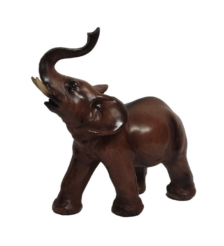 Eléphant sculpté bois déco africaine