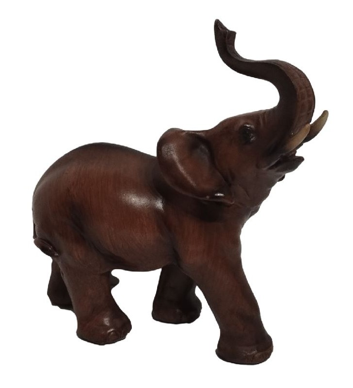 Eléphant sculpté bois déco africaine