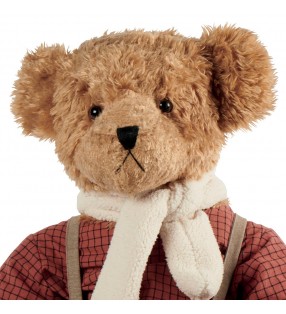 Ours en peluche de 80 cm, SILAS de Louise Mansen